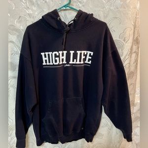 High Life Navy Blue Hoodie